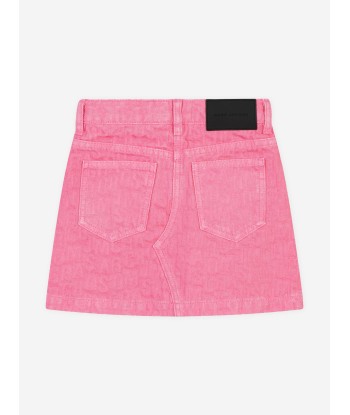 MARC JACOBS Girls Jacquard Logo Skirt in Pink pas cheres