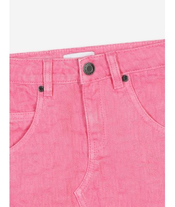 MARC JACOBS Girls Jacquard Logo Skirt in Pink pas cheres