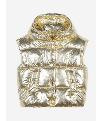 MARC JACOBS Girls Padded Gilet in Gold vente chaude votre 