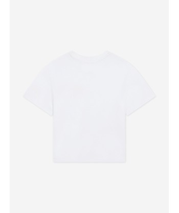 MARC JACOBS Kids Smiley World Pocket T-Shirt in White Economisez 