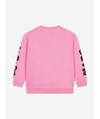 MARC JACOBS Kids Smiley World Sweatshirt in Pink prix pour 