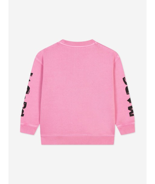 MARC JACOBS Kids Smiley World Sweatshirt in Pink prix pour 