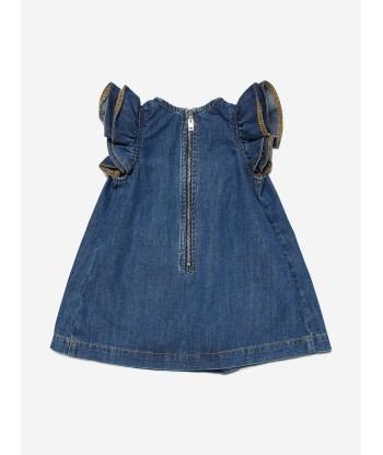 Diesel Baby Girls Denim Smock Dress in Blue ouvre sa boutique