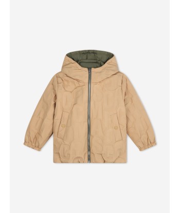 MARC JACOBS Kids Reversible Puffer Jacket in Brown de votre