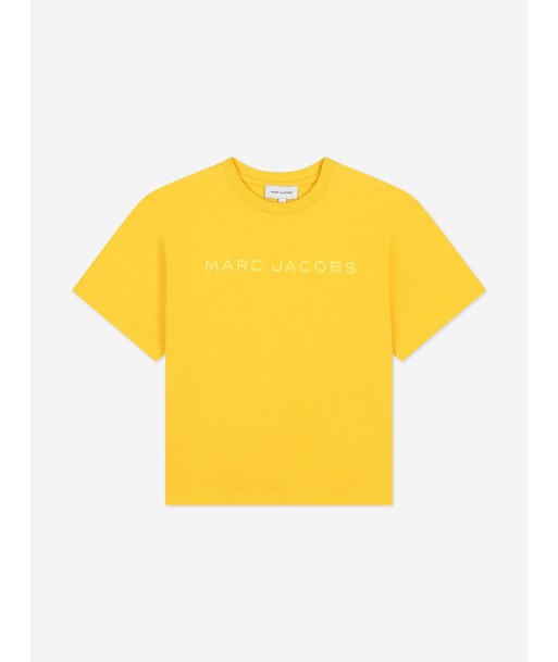 MARC JACOBS Kids Logo T-Shirt in Yellow Par le système avancé 