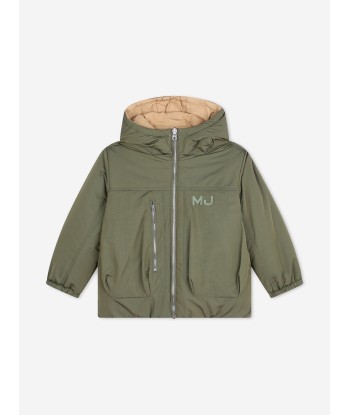 MARC JACOBS Kids Reversible Puffer Jacket in Brown de votre