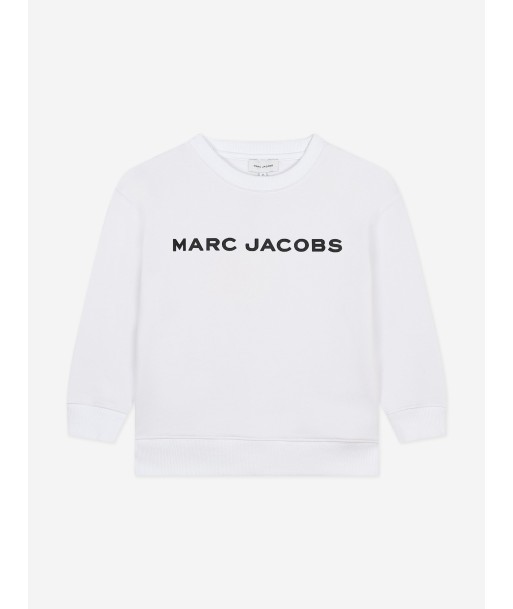 MARC JACOBS Kids Logo Sweatshirt in White suggérées chez