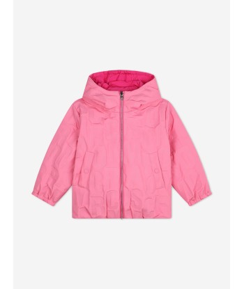 MARC JACOBS Girls Reversible Puffer Jacket in Pink Fin de série