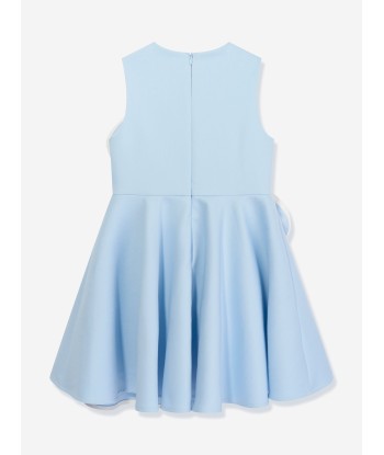 Jessie And James Girls Jacqueline Flower Dress in Blue Les êtres humains sont 