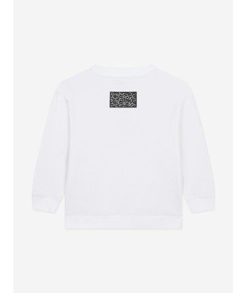 MARC JACOBS Kids Logo Sweatshirt in White suggérées chez