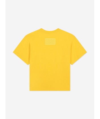 MARC JACOBS Kids Logo T-Shirt in Yellow Par le système avancé 