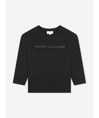 MARC JACOBS Kids Long Sleeve Logo T-Shirt n Black les muscles