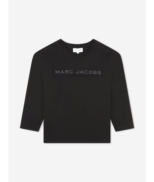 MARC JACOBS Kids Long Sleeve Logo T-Shirt n Black les muscles