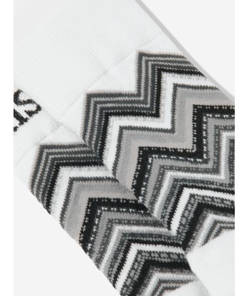 Missoni Kids Zigzag Socks in Black pas chere