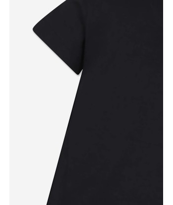 Versace Girls Diamante Logo T-Shirt in Black pour bénéficier 