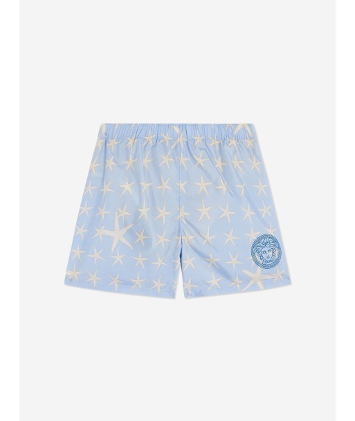 Versace Boys Starfish Swim Shorts in Blue 2023