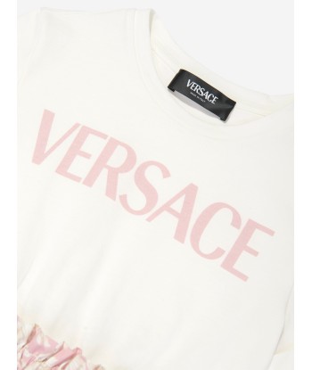 Versace Girls Barocco Jersey Dress in Pink à prix réduit toute l'année