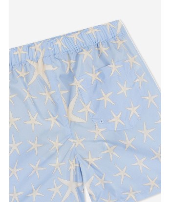 Versace Boys Starfish Swim Shorts in Blue 2023