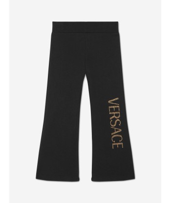 Versace Girls Flared Logo Joggers in Black sélection de produits