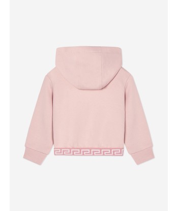 Versace Baby Girls Logo Hoodie in Pink des créatures d'habitude