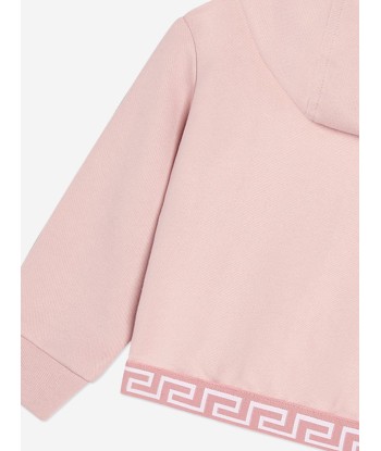 Versace Baby Girls Logo Hoodie in Pink des créatures d'habitude