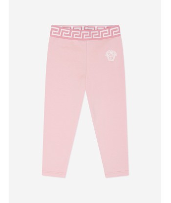 Versace Baby Girls Logo Leggings in Pink 2023