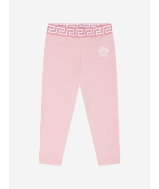 Versace Baby Girls Logo Leggings in Pink 2023