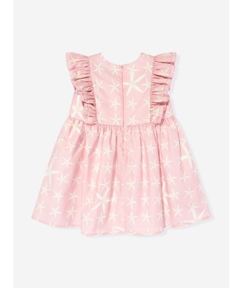 Versace Baby Girls Starfish Marina Dress in Pink soldes