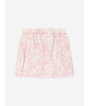 Versace Baby Girls Barocco Pleated Skirt in Pink s'inspire de l'anatomie humaine