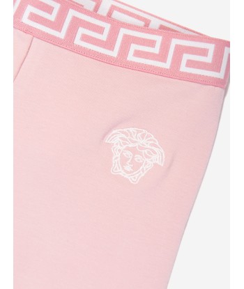 Versace Baby Girls Logo Leggings in Pink 2023