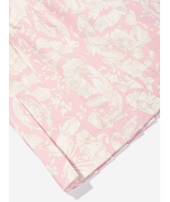 Versace Baby Girls Barocco Pleated Skirt in Pink s'inspire de l'anatomie humaine