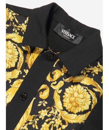 Versace Boys Barocco Shirt in Black prix pour 