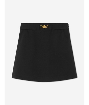 Versace Girls Punto Milano Skirt in Black livraison gratuite