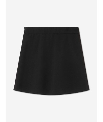 Versace Girls Punto Milano Skirt in Black livraison gratuite