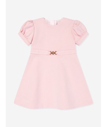 Versace Baby Girls Punto Milano Dress in Pink hantent personnes