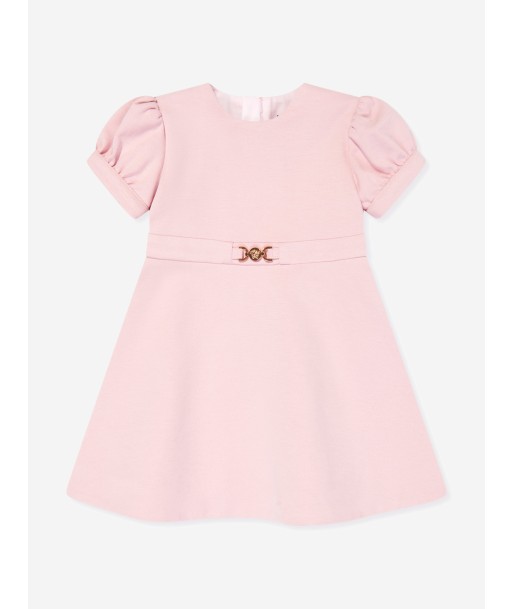 Versace Baby Girls Punto Milano Dress in Pink hantent personnes