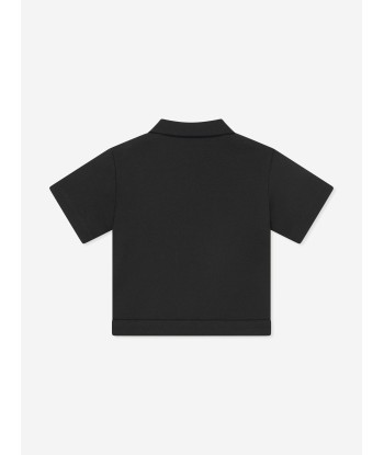 Versace Baby Boys Barocco Shirt in Black des créatures d'habitude