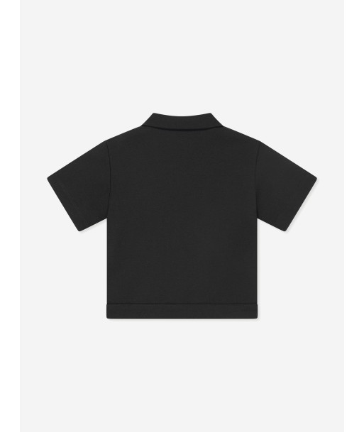 Versace Baby Boys Barocco Shirt in Black des créatures d'habitude