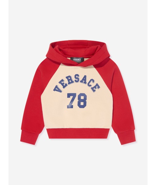 Versace Baby Boys 78 Logo Hoodie in Red pour bénéficier 