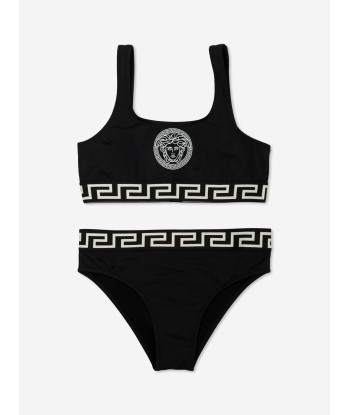 Versace Girls Medusa Logo Bikini in Black plus qu'un jeu 