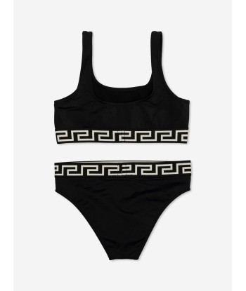 Versace Girls Medusa Logo Bikini in Black plus qu'un jeu 