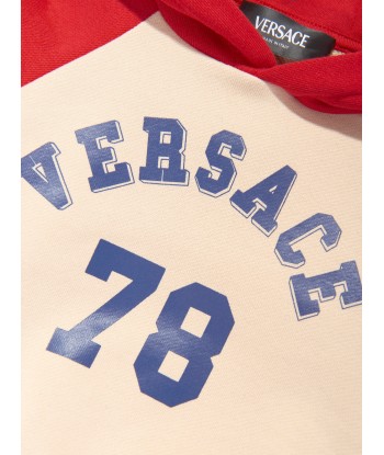 Versace Baby Boys 78 Logo Hoodie in Red pour bénéficier 