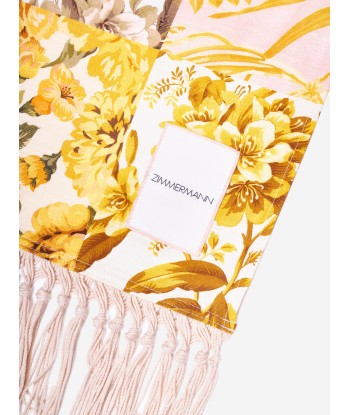 Zimmermann Girls Patch Floral Towel in Yellow Profitez des Offres !