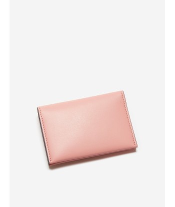 Acne Studios Kids Folded Leather Wallet in Pink (13.5cm) Paris Déstockage Promo