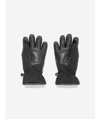 Moncler Enfant Kids Grenoble Gloves in Black ouvre sa boutique