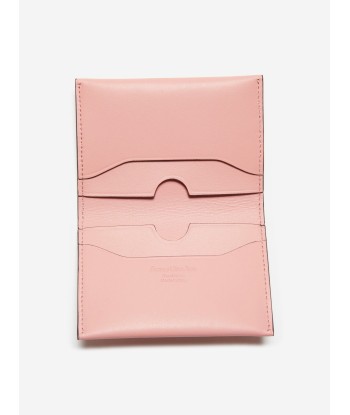 Acne Studios Kids Folded Leather Wallet in Pink (13.5cm) Paris Déstockage Promo