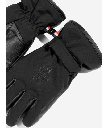 Moncler Enfant Kids Grenoble Gloves in Black ouvre sa boutique