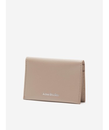 Acne Studios Kids Folded Leather Wallet in Beige (13.5cm) 50% de réduction en Octobre 2024