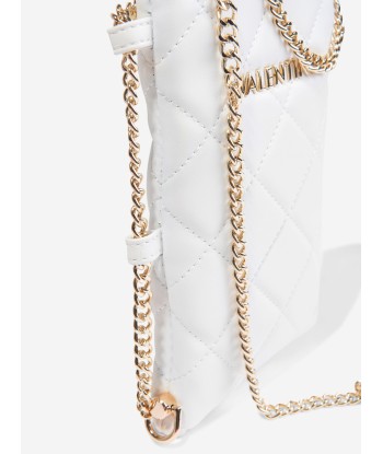 Valentino Girls Ocarina Crossbody Bag in White (19cm) français