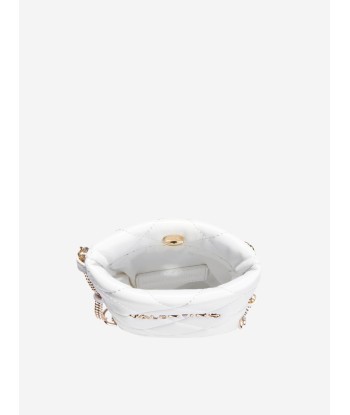 Valentino Girls Ocarina Crossbody Bag in White (19cm) français